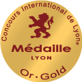 Médaille d'or Concours International de Lyon 2022 Médaille d'or Concours International de Lyon 2022