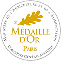 Médaille d'or Concours Général Agricole de Paris 2025 Médaille d'or Concours Général Agricole de Paris 2025