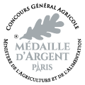 Médaille d'argent Concours Général Agricole de Paris 2025 Médaille d'argent Concours Général Agricole de Paris 2025