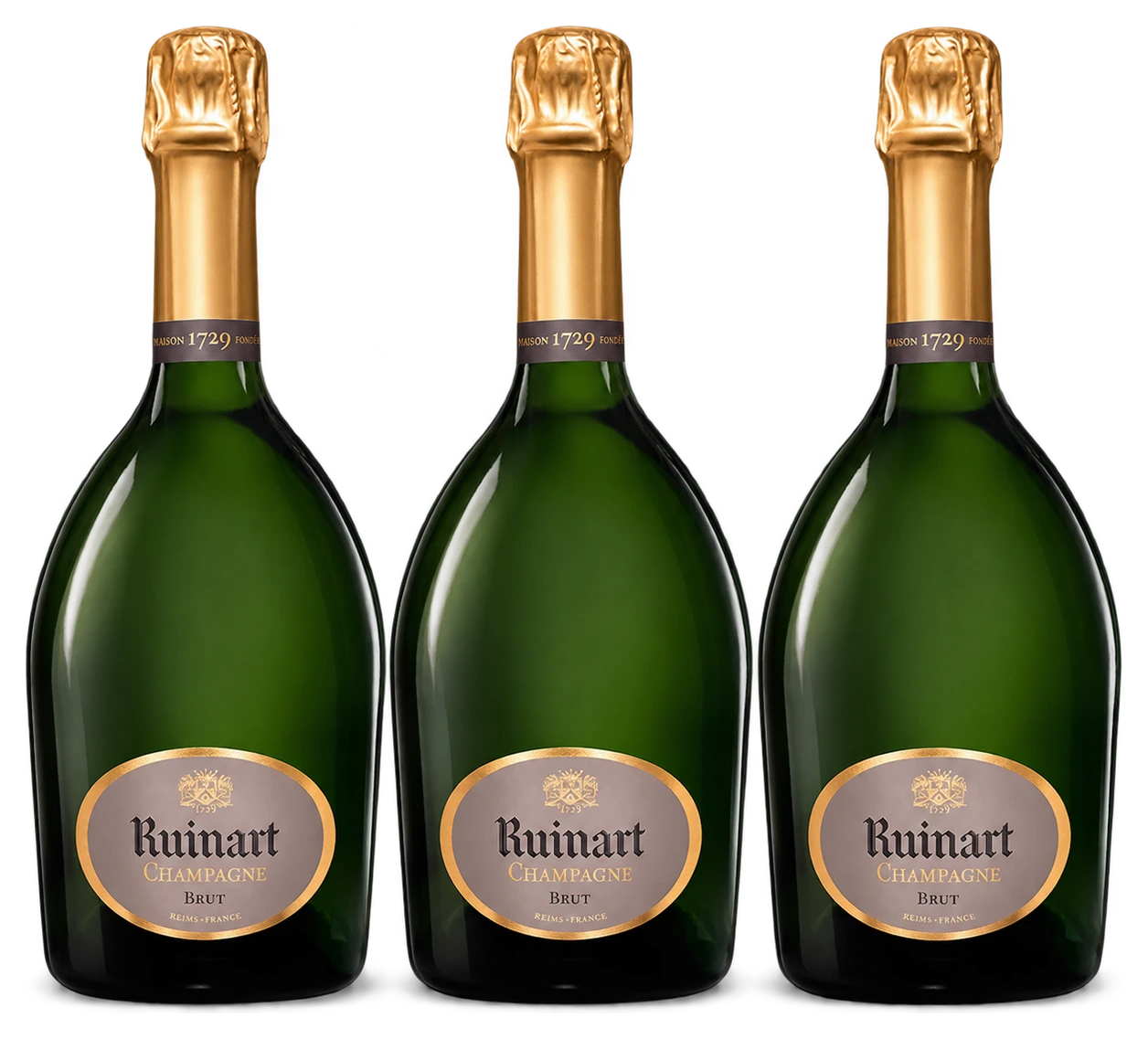 Pack 3 Bouteilles - Champagne R de Ruinart Brut
