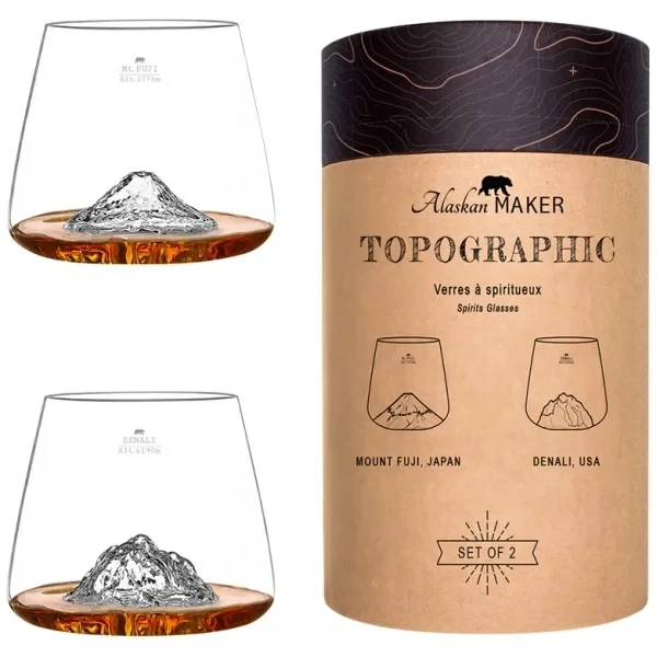2 Verres spiritueux - Fuji & Denali - Alaskan Maker