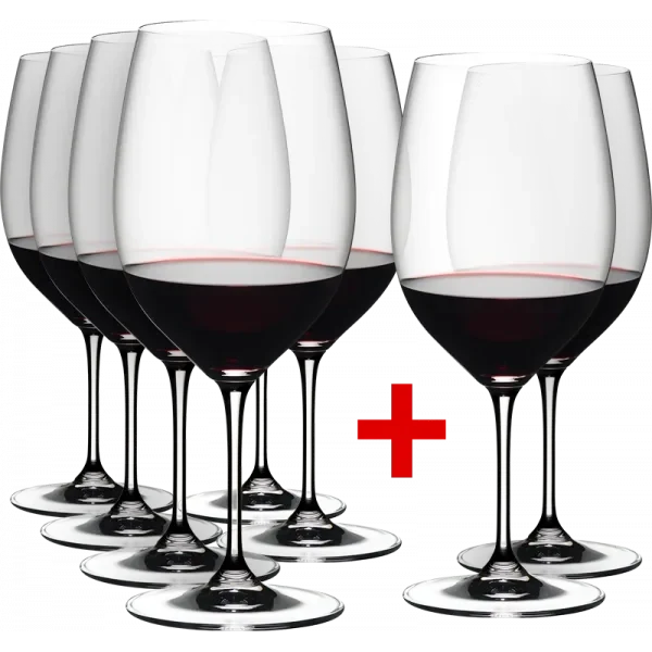 6 Bicchieri Cabernet/Merlot + 2 Bicchieri in Omaggio - Riedel