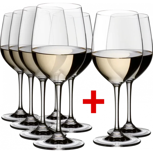 6 Bicchieri Chardonnay + 2 Bicchieri in Omaggio - Ref 7416/05 - Gamma Vinum - Riedel