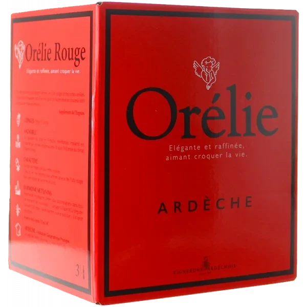 BIB 3L - Le Cube - Orélie Rouge - Vignerons Ardéchois
