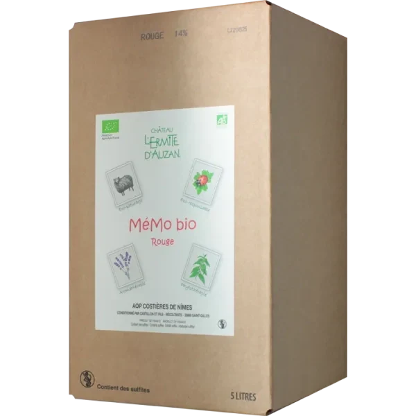 BIB 5L - Mémo bio 2024 - Château l'Ermite d'Auzan