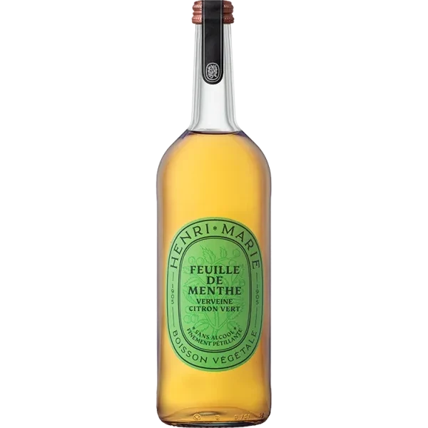 Boisson végétale - Henri Marie - Feuille de Menthe - Verveine - Citron vert