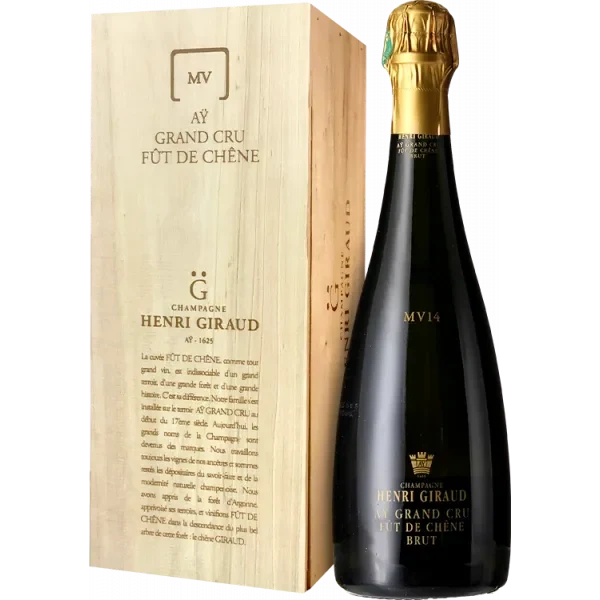 Champagne Henri Giraud - Multi Vintage 19 - Aÿ Grand Cru - Houten kist