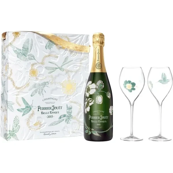 Champagne Perrier Jouët - Belle Epoque 2016 - Gift Set 2 Flûtes
