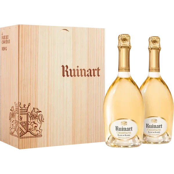 Champagne Ruinart - Blanc de Blancs - Coffret Duo