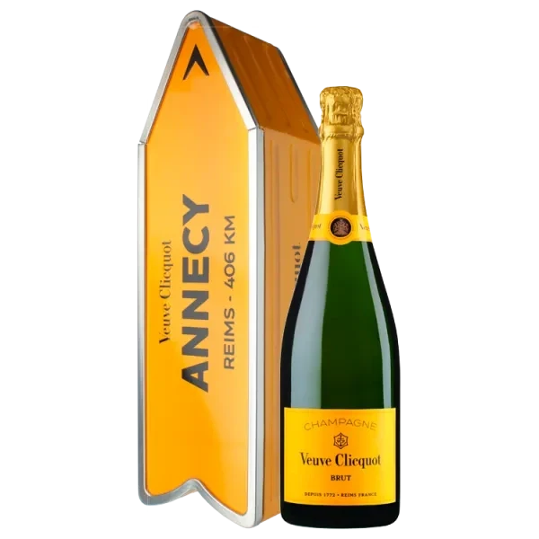 Champagne Veuve Clicquot - Brut Carte Jaune - Étui Arrow Annecy