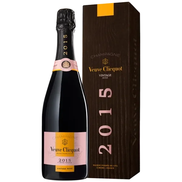 Champagner Veuve Clicquot Rosé Vintage 2015 - Mit Etui