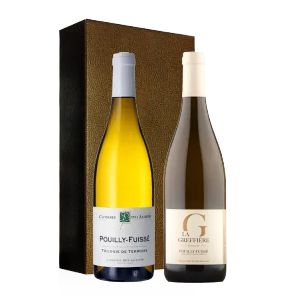 Wein-Geschenkset - Bourgogne Pouilly-Fuissé - Bestseller - 2 Fl.