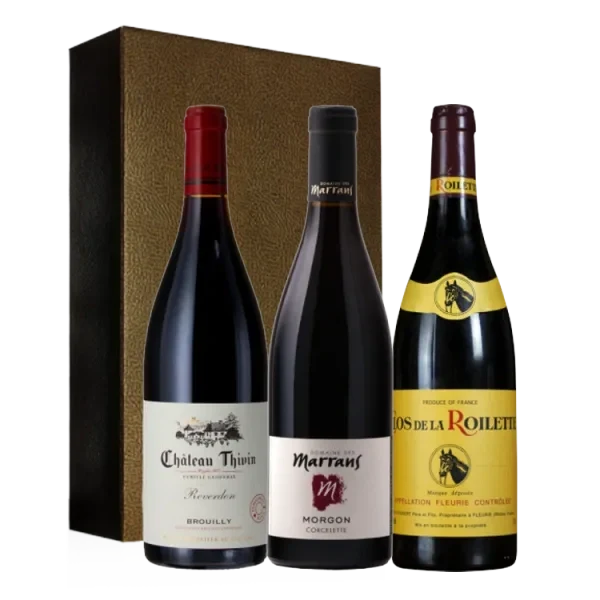 Cofanetto Regalo Trio - 90+/100 Parker 100% Beaujolais