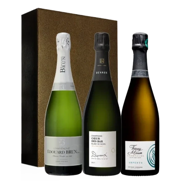 Coffret Trio - 90+/100 Parker 100% Champagne