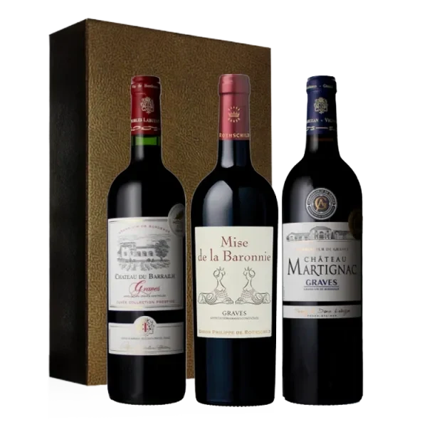 Gift Set 3 Flessen - Bordeaux Graves Meilleures Ventes