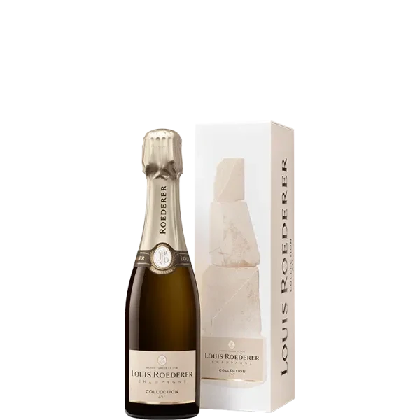 Halbe Flasche - Champagner Louis Roederer - Collection 247 - Mit Etui