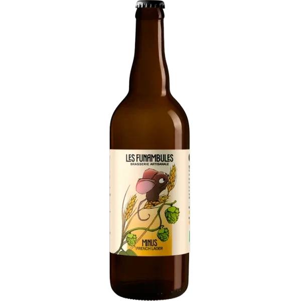 French lager Minus 75cl - Brasserie Les Funambules