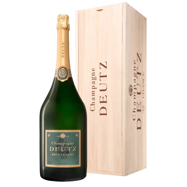 Jéroboam - Champagne Deutz - Brut Classic - Caisse Bois