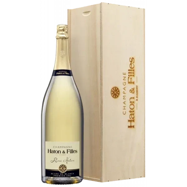 Jéroboam - Champagne Haton & Filles - Cuvée Rene Haton - Blanc de Blancs 1er Cru - Caisse Bois