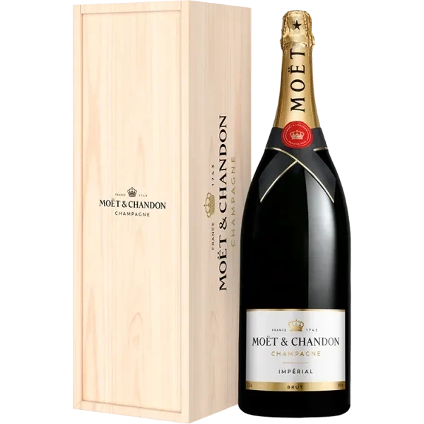 Jéroboam - Champagne Moët & Chandon - Brut Impérial - Caisse Bois