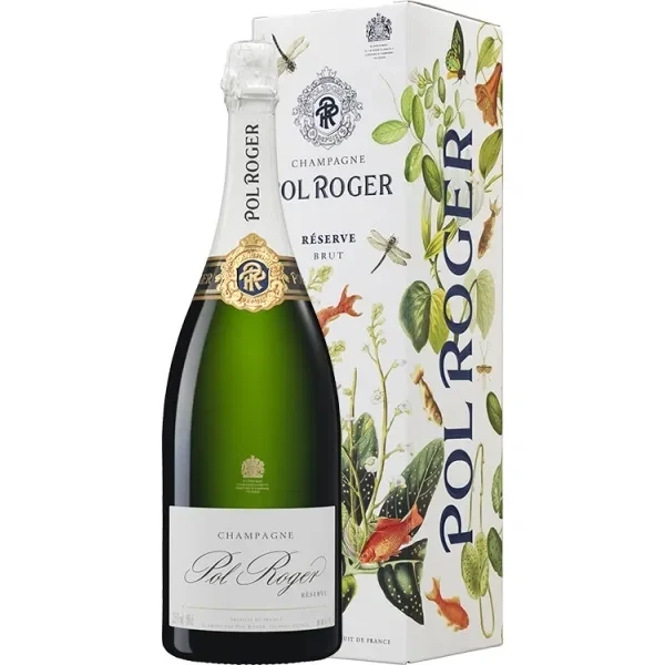 Magnum - Champagner Pol Roger - Brut Réserve - Mit Etui