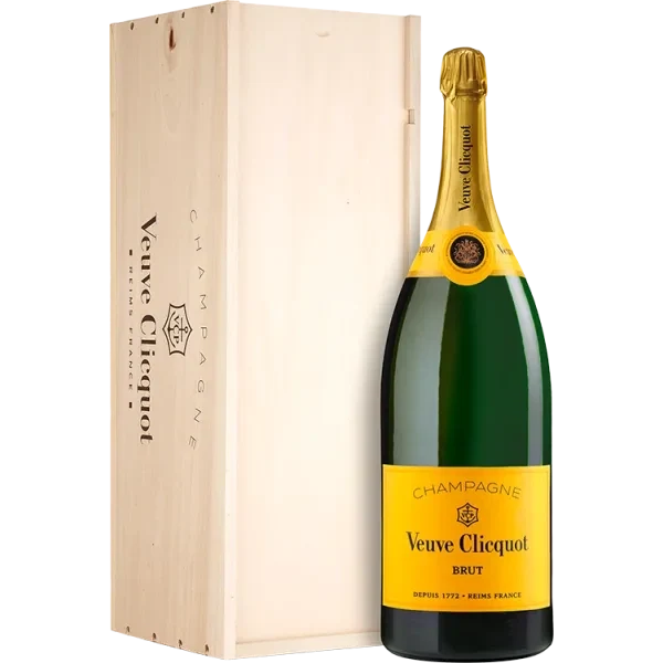 Mathusalem - Champagne Veuve Clicquot - Brut Carte Jaune - Cassa Di Legno