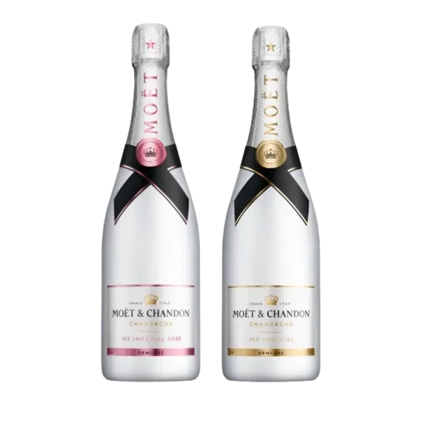 Weinpaket - Champagner Moet & Chandon - Moet Ice + Ice Rosé - 2 Fl.