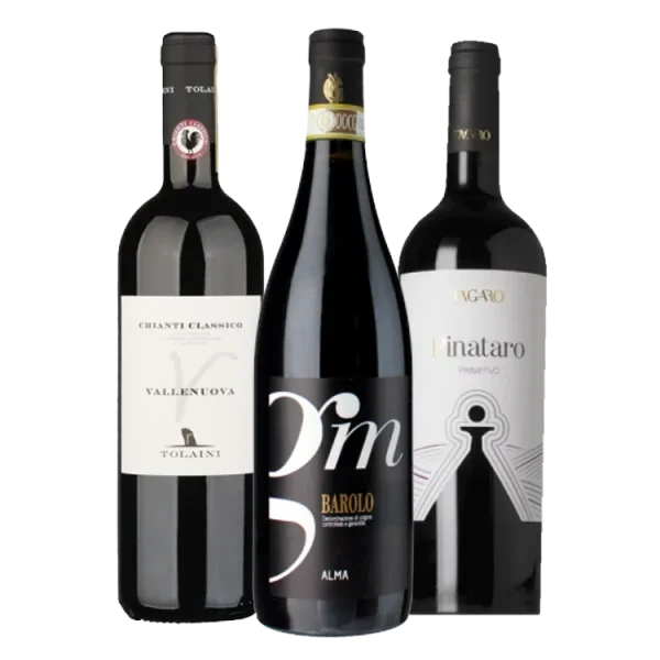 Pack Trío - Chianti - Barolo - Apulia