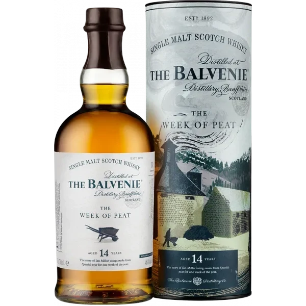 The Balvenie - The Week of Peat 14 Jahre - Etui
