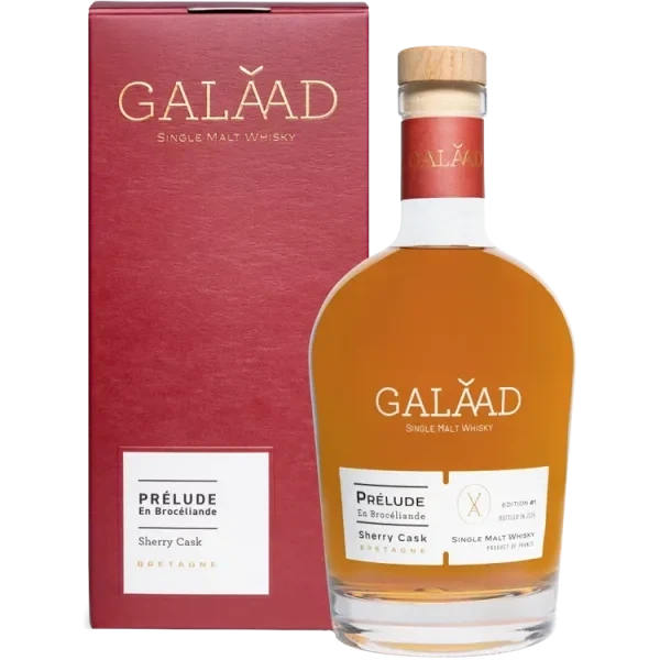 Whisky Français - Galaad - Prélude en Brocéliande Sherry Cask - Étui