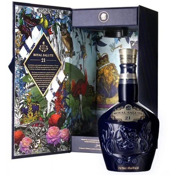Whisky - Royal Salute 21 Jaar - Gift Set
