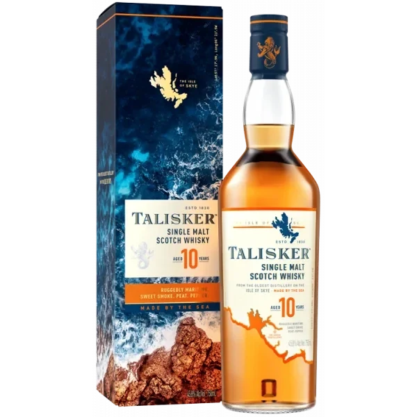 Whisky - Talisker - Single Malt 10 Jaar - Geschenkverpakking