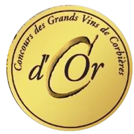Gouden medaille Concours des Grands Vins de Corbières Gouden medaille Concours des Grands Vins de Corbières