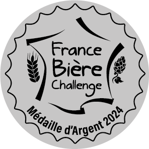 Médaille d'argent France Bière Challenge 2024 Médaille d'argent France Bière Challenge 2024