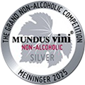Médaille d'argent MUNDUS VINI NON-ALCOHOLIC 2025 Médaille d'argent MUNDUS VINI NON-ALCOHOLIC 2025